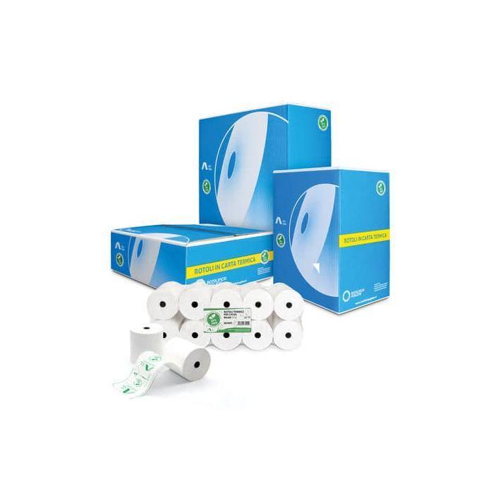 rotolificio pugliese rotoli termici per pos conf. da 50 pz dimensioni mm 57x20 mt - foto 1