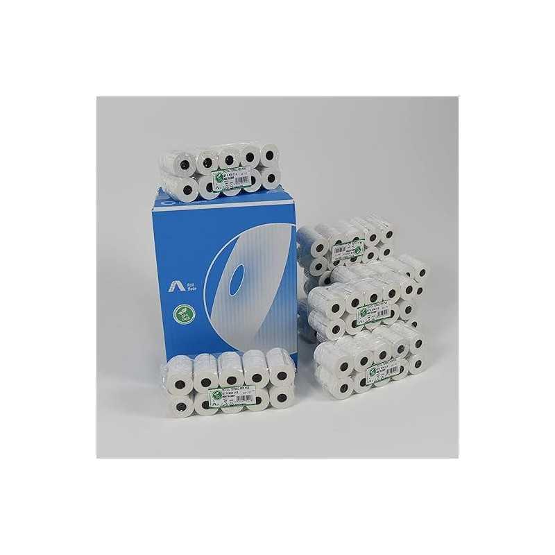 rotolificio pugliese rotoli termici per pos conf. da 100 pz. dimensioni mm 57x18 mt - foto 1
