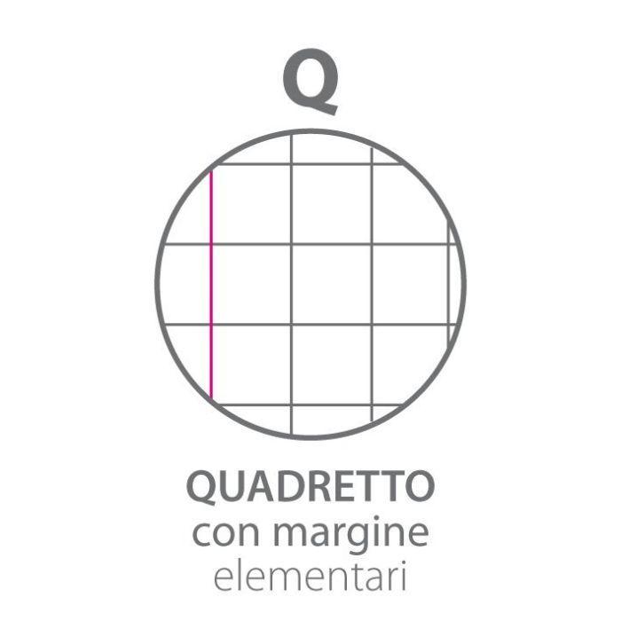 pigna maxi quaderno monocromo 10 pz. a4 quadretti 5 mm con margini (q) colori pastel - foto 2