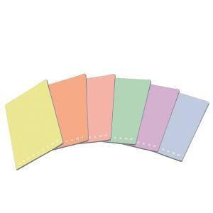 Maxi quaderno monocromo 10 pz. a4 quadretti da 5 mm senza margini colori pastel