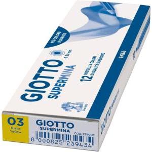 Supermina 12 pz. pastelli colore giallo n. 03