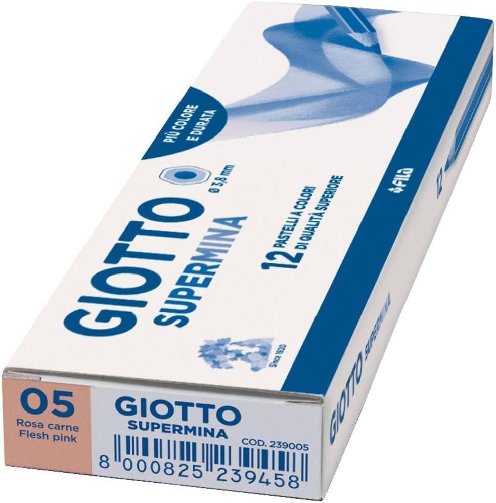 giotto giotto supermina 12 pz. pastelli colore rosa carne n. 05 - foto 1