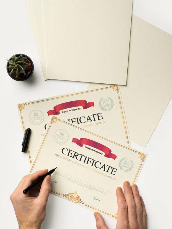 favini favini calligraphy carta pergamena a4 21x29,7cm conf da 50  fogli da 90 gr/mq colore oro - foto 2