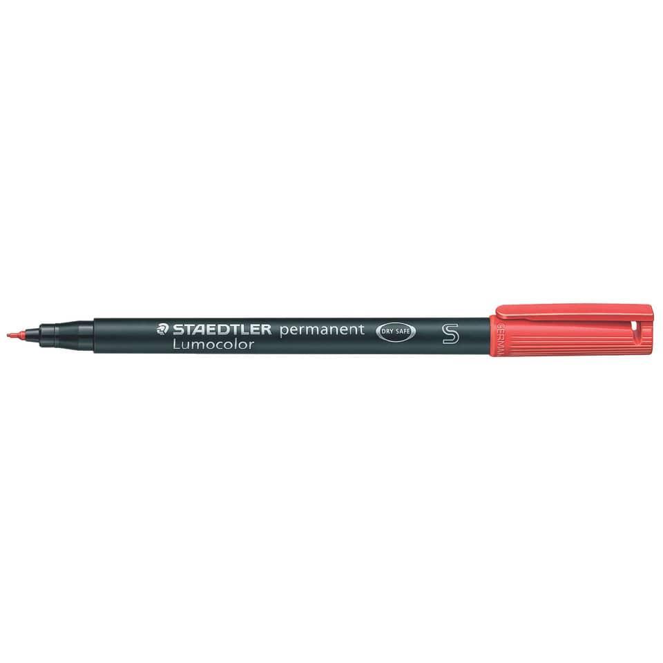 staedtler staedtler lumocolor 313 penna 10 pz marcatore permanente punta superfine tratto da 0.4 mm colore rosso - foto 2