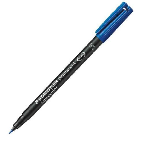 staedtler staedtler lumocolor 313 penna 10 pz marcatore permanente punta superfine tratto da 0.4 mm colore blu - foto 1