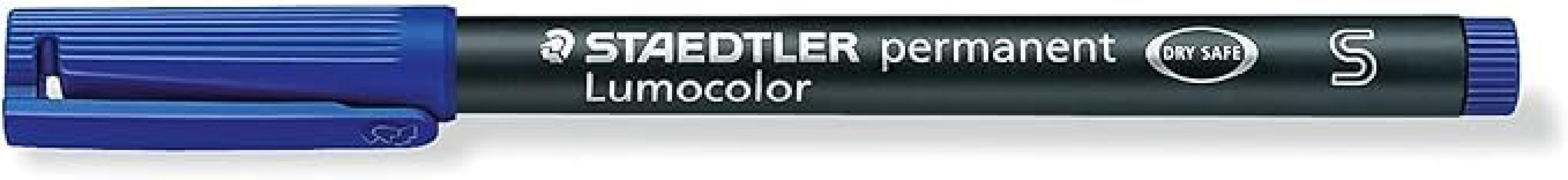 staedtler staedtler lumocolor 313 penna 10 pz marcatore permanente punta superfine tratto da 0.4 mm colore blu - foto 2