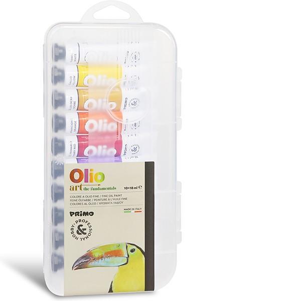 primo primo colori a olio 10 colori assortiti da 18 ml - foto 1