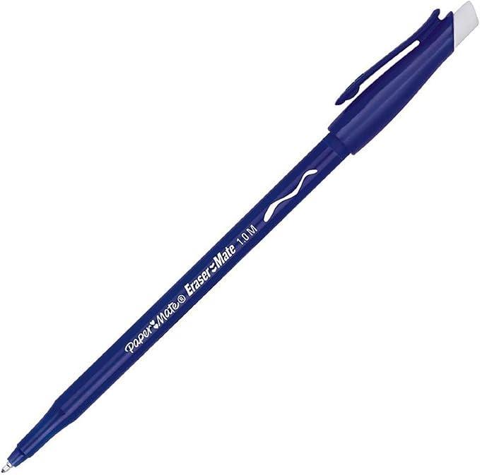 paper mate paper mate replay 12 pz penna a sfera cancellabile colore blu - foto 2