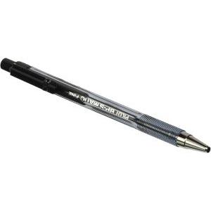 Bps matic fine 12 pz penna a sfera a scatto colore nero con punta da 0,7 mm