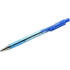 Bps matic fine 12 pz penna a sfera a scatto colore blu con punta da 0,7 mm