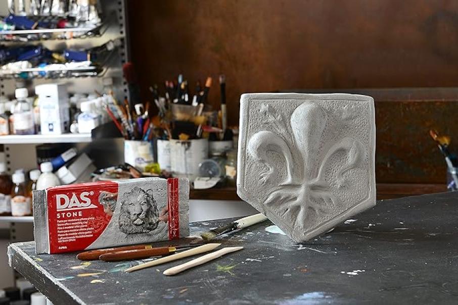 das das stone pasta da modellare 1 kg effetto pietra - foto 4