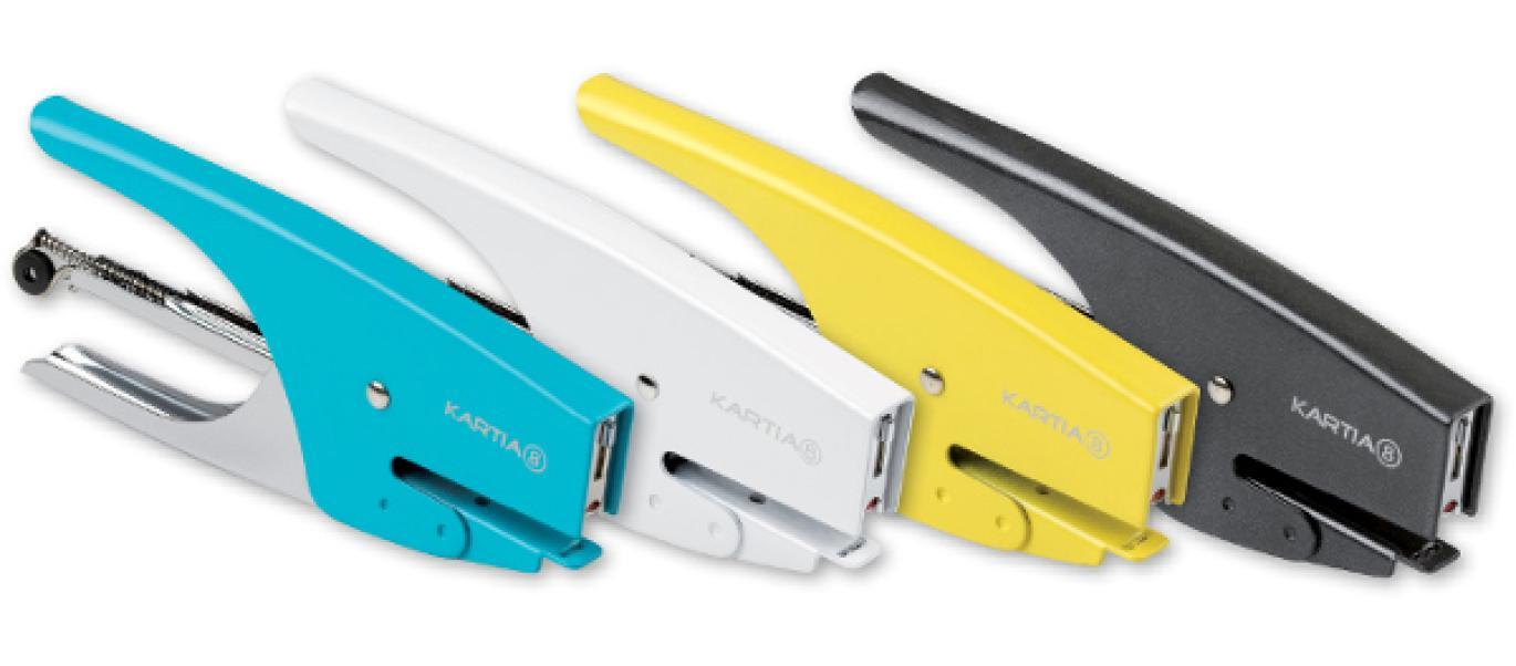 iternet iternet kartia 8 cucitrice a pinza giallo 15 fogli punti 6/4 - foto 2