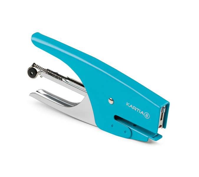 iternet iternet kartia 8 cucitrice a pinza turchese 15 fogli punti 6/4 - foto 1