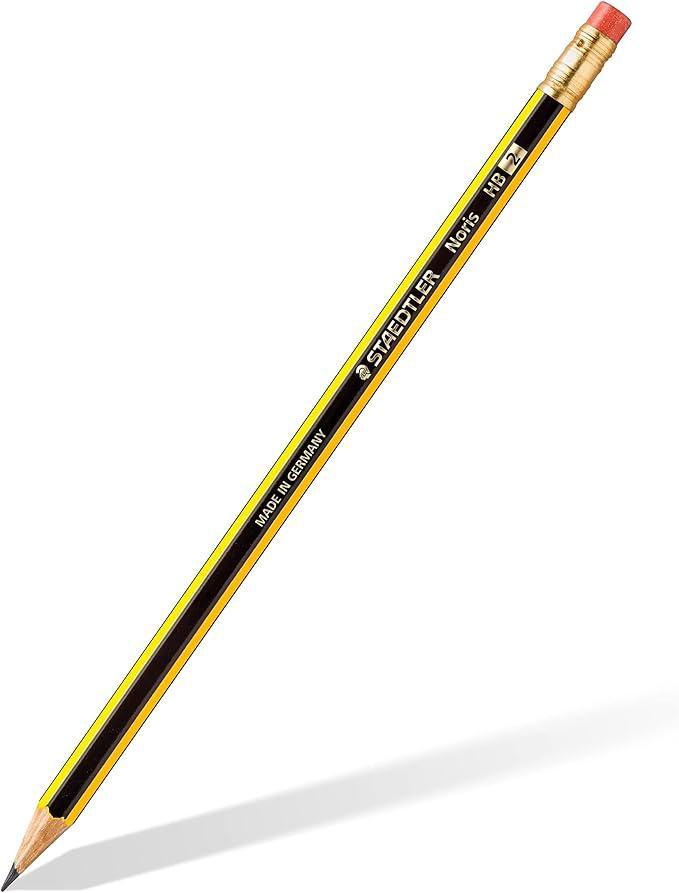 staedtler staedtler noris 122 matita 12 pz. in hb-2 con gomma - foto 2