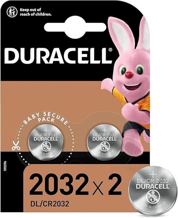 duracell duracell batterie 2032 3v blister da 2 pz. - foto 1