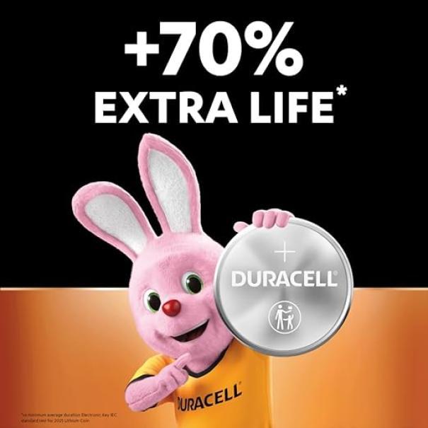 duracell duracell batterie 2025 3v blister da 2 pz. - foto 2