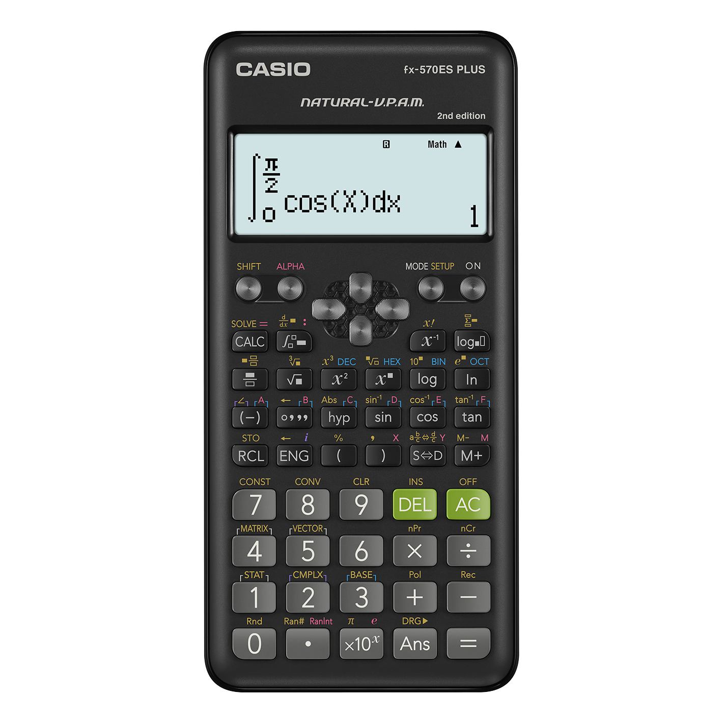 casio casio calcolatrice scientifica fx570es plus-2 12 cifre 417 funzioni - foto 1