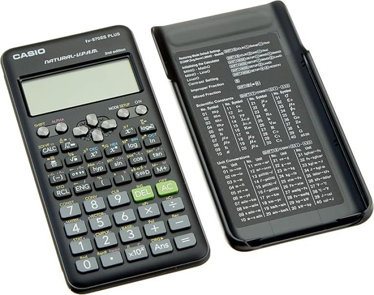 casio casio calcolatrice scientifica fx570es plus-2 12 cifre 417 funzioni - foto 2