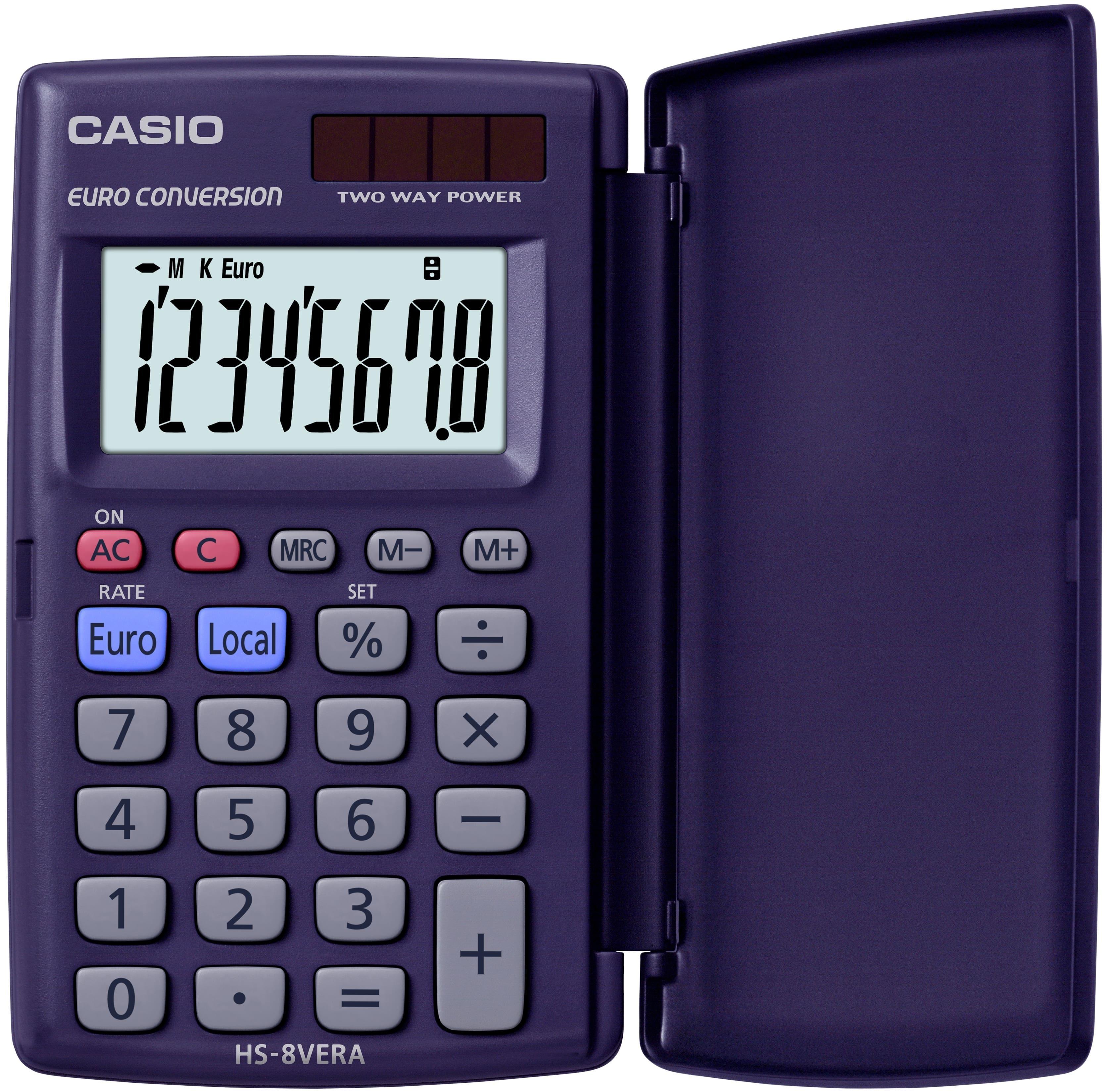 casio casio calcolatrice tascabile hs-8vera 8 cifre - foto 1