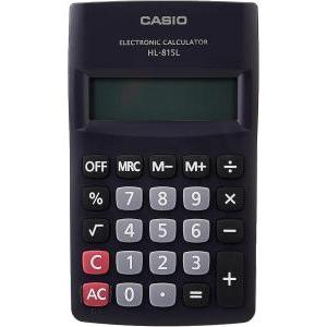 Calcolatrice tascabile hl-815l 8 cifre colore nero