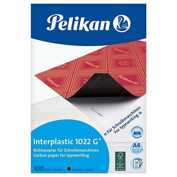 pelikan pelikan carta carbone interplastic 1022g nera a4 100 fg. - foto 1