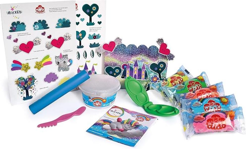 dido' didò unicorn pasta modellabile giocacrea 361000 - foto 2