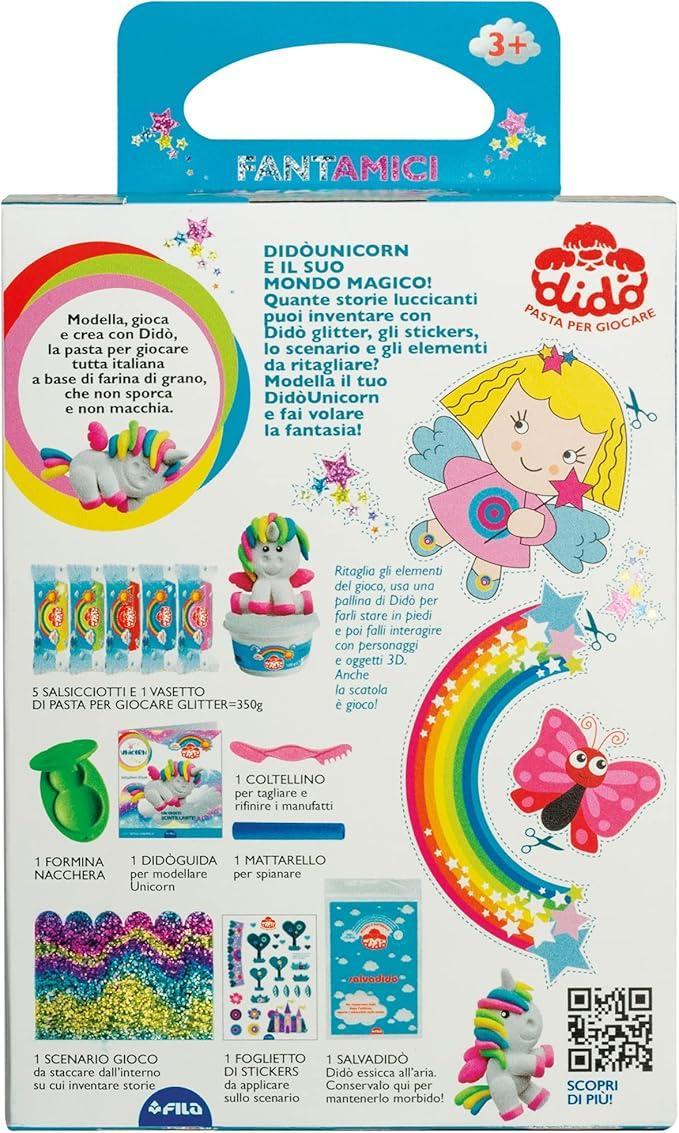 dido' didò unicorn pasta modellabile giocacrea 361000 - foto 3