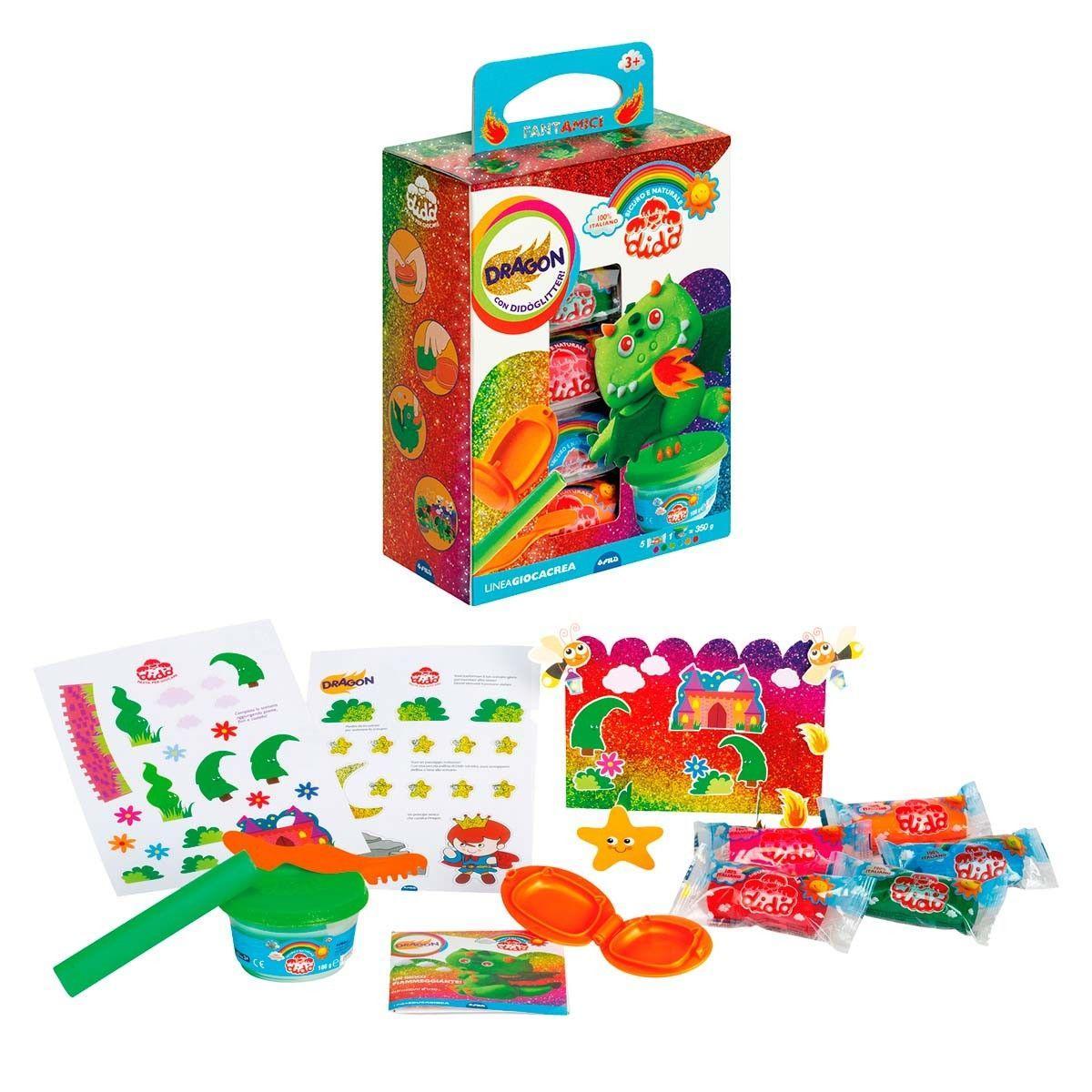 dido' didò fantamici dragon giocacrea pasta modellabile 360800 - foto 1