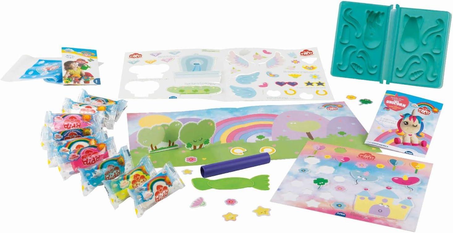 dido' didò modella gioca e crea maxi unicorn 362700 pasta modellabile - foto 4