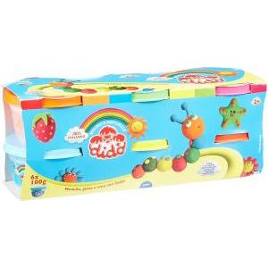 Didò 6 barattoli da 100 g pasta modellabile 344800 colori assortiti