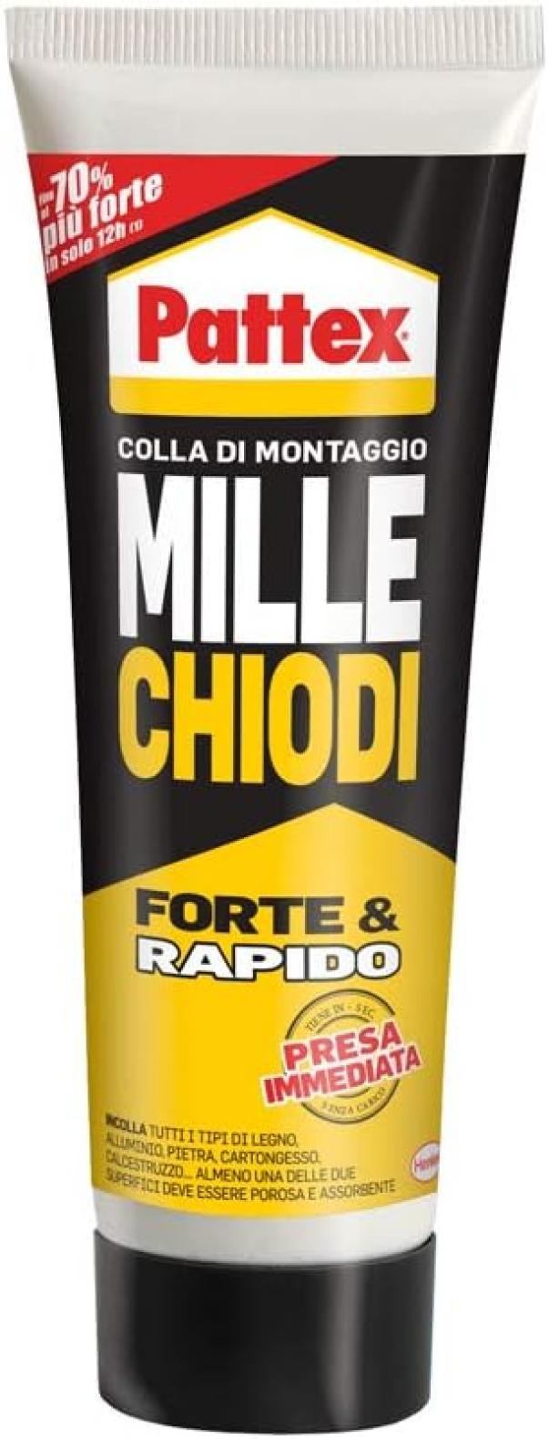 pattex pattex colla millechiodi forte e rapido 100 g - foto 3