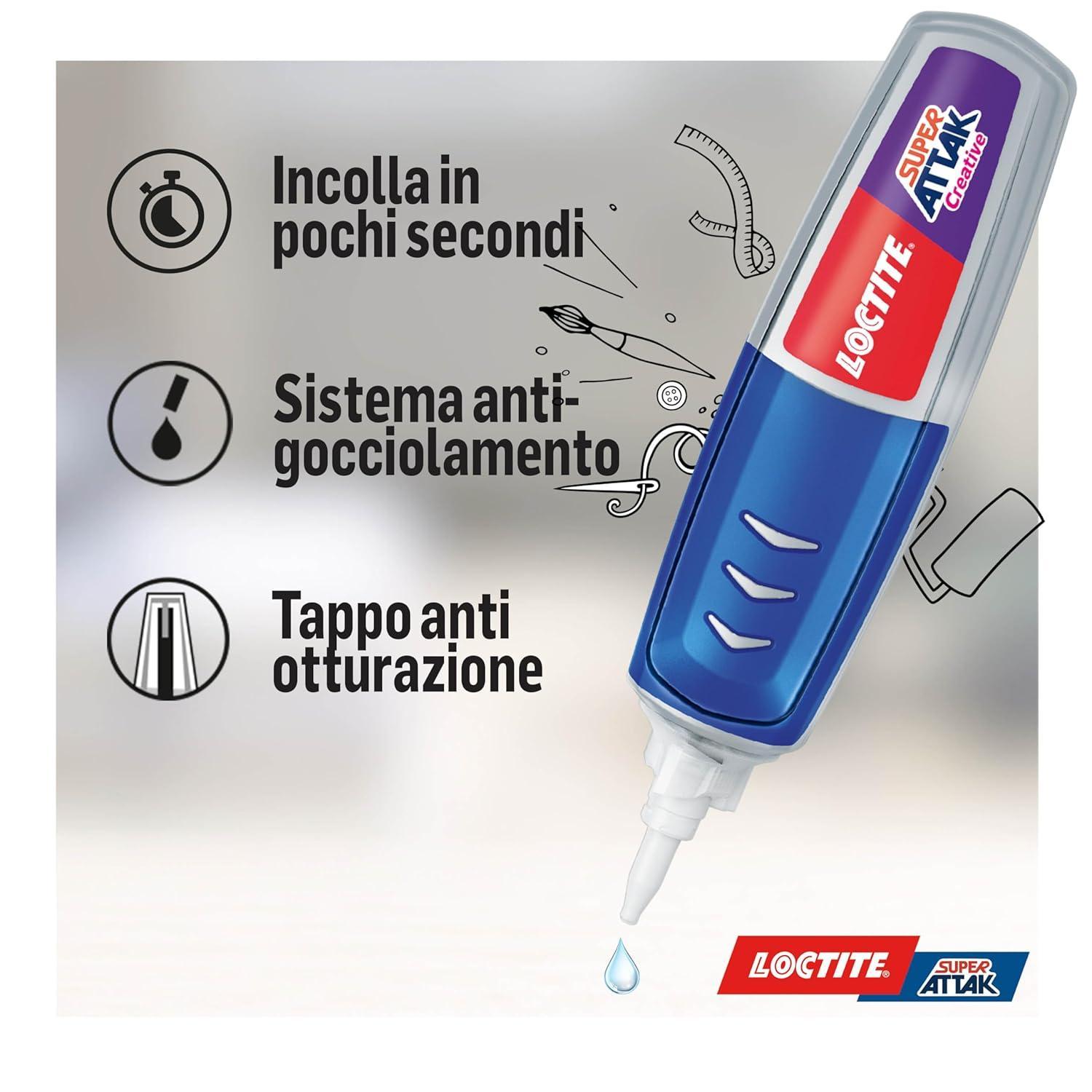 loctite loctite super attak colla creative 3 g - foto 3
