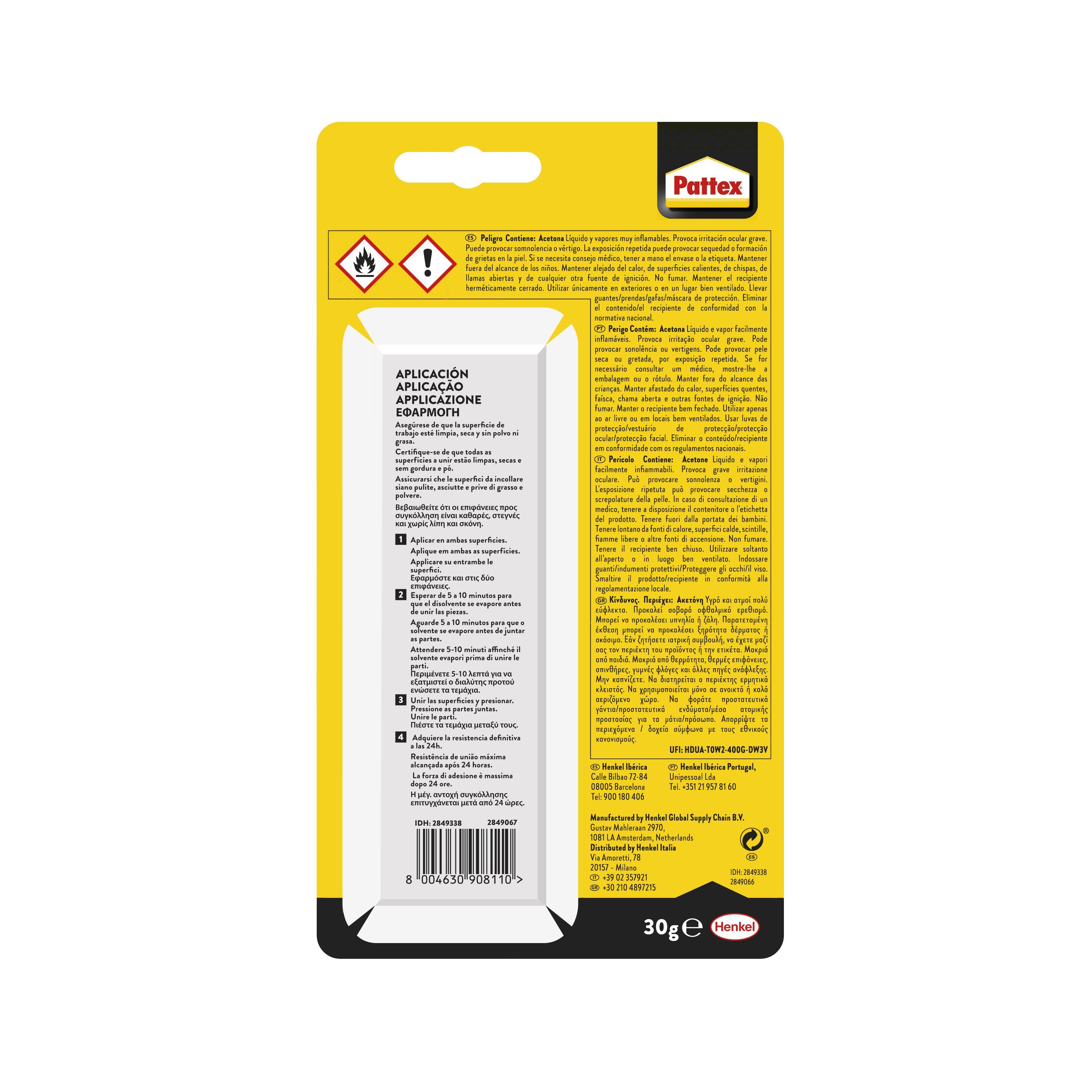 pattex pattex colla special plastica tubetto da 30 g. - foto 3