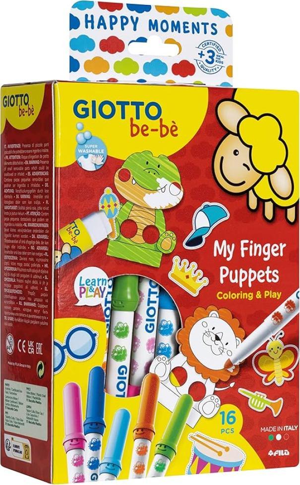 giotto giotto bebè happy moments my finger puppets 478500 - foto 2