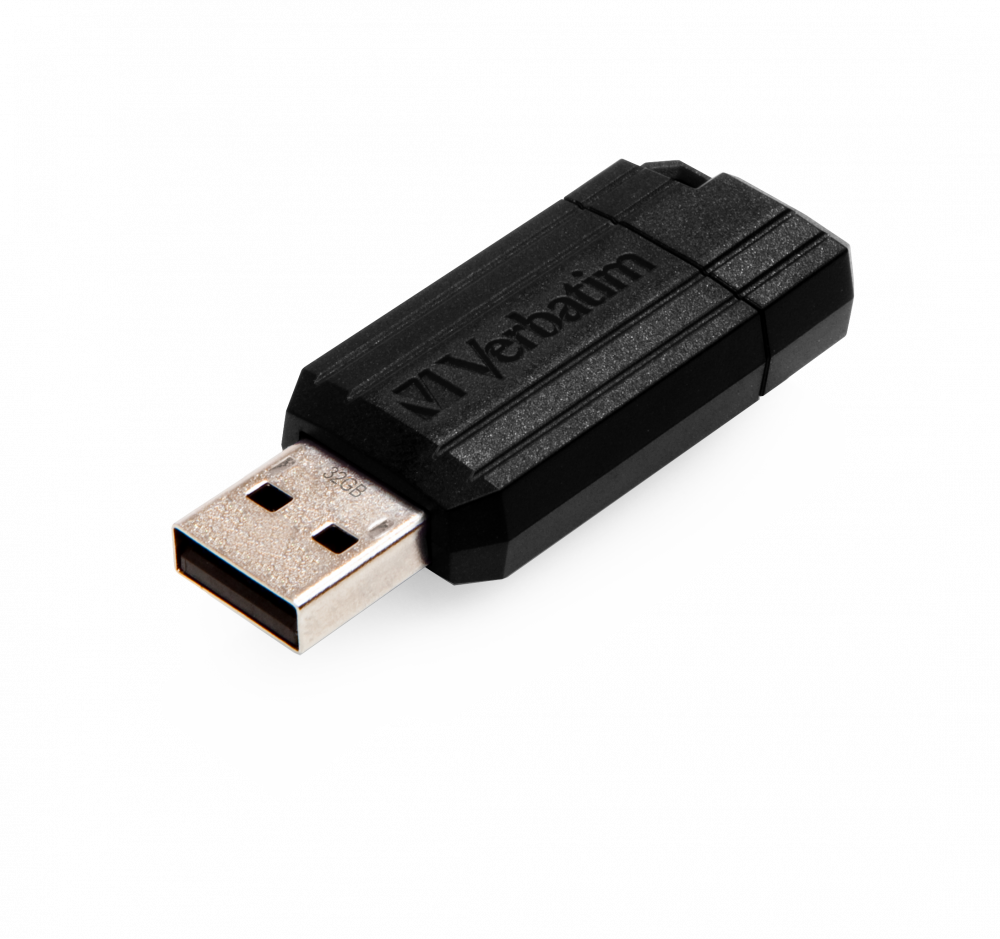 verbatim verbatim pendrive unità usb 2.0 pin stripe da 32 gb nera - foto 2