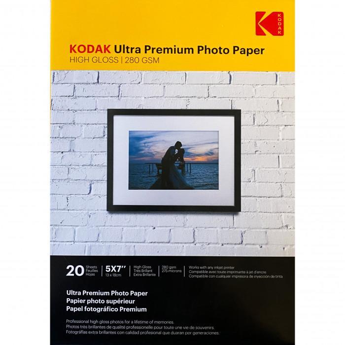 kodak kodak carta fotografica ultra premium 13x18 cm high gloss conf. da 20 fogli g 280 gr/mq - foto 1