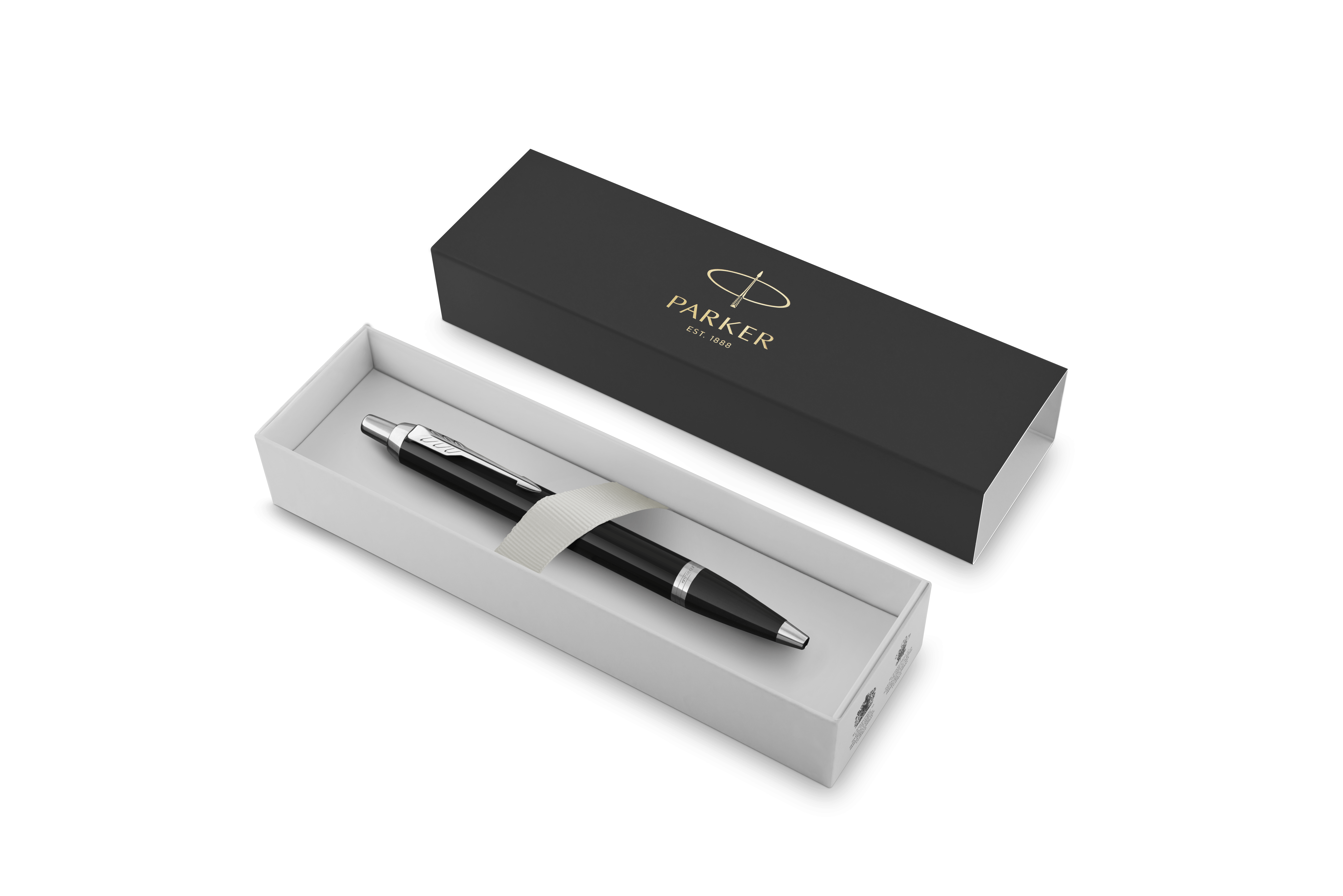 parker parker penna a sfera im black punta media colore nero inchiostro blu - foto 2