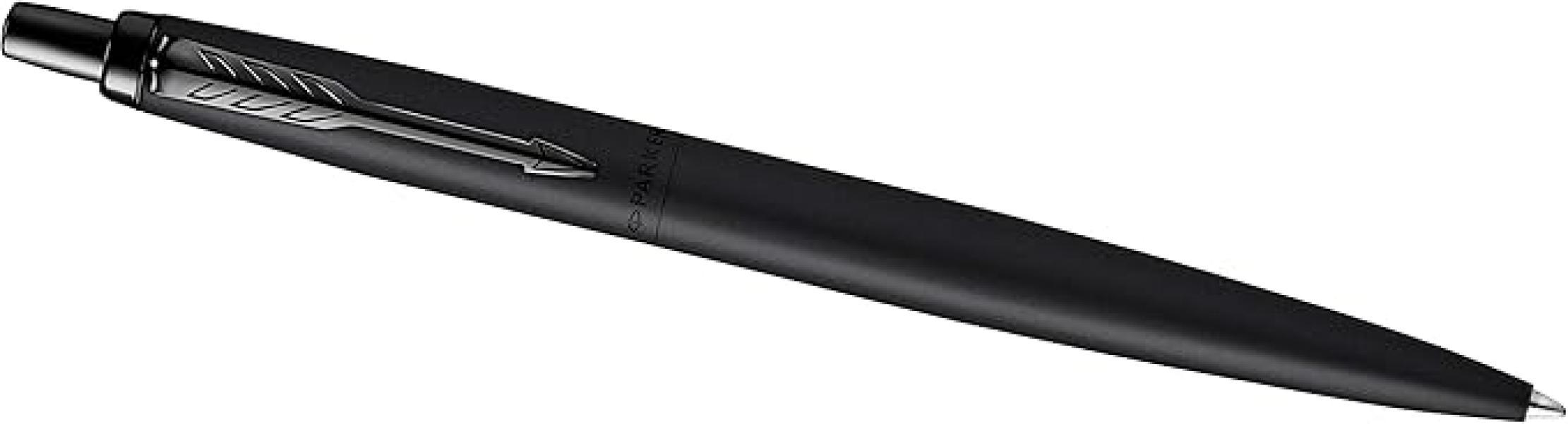 parker parker penna a sfera jotter xl monochrome punta media colore nero opaco inchiostro blu - foto 1