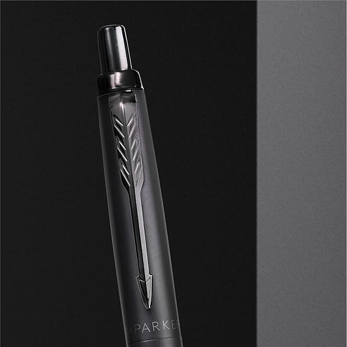 parker parker penna a sfera jotter xl monochrome punta media colore nero opaco inchiostro blu - foto 3