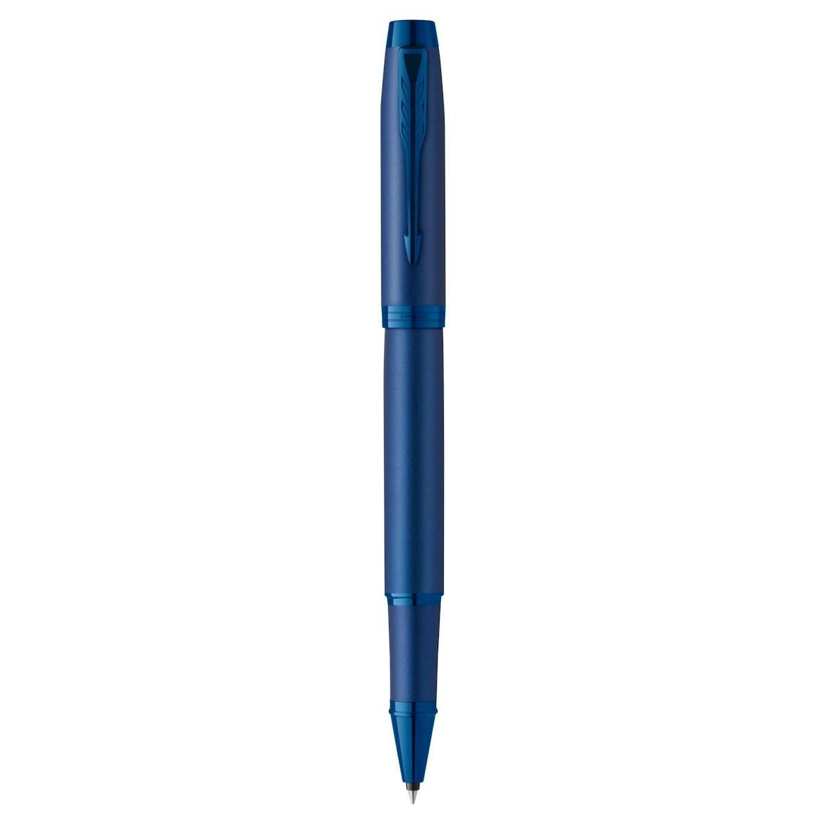 parker parker penna roller im monochrome punta fine colore blu inchiostro nero - foto 1