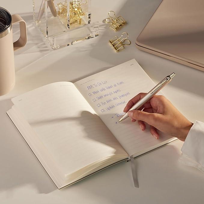 parker parker penna a sfera im monochrome punta media colore champagne inchiostro blu - foto 3