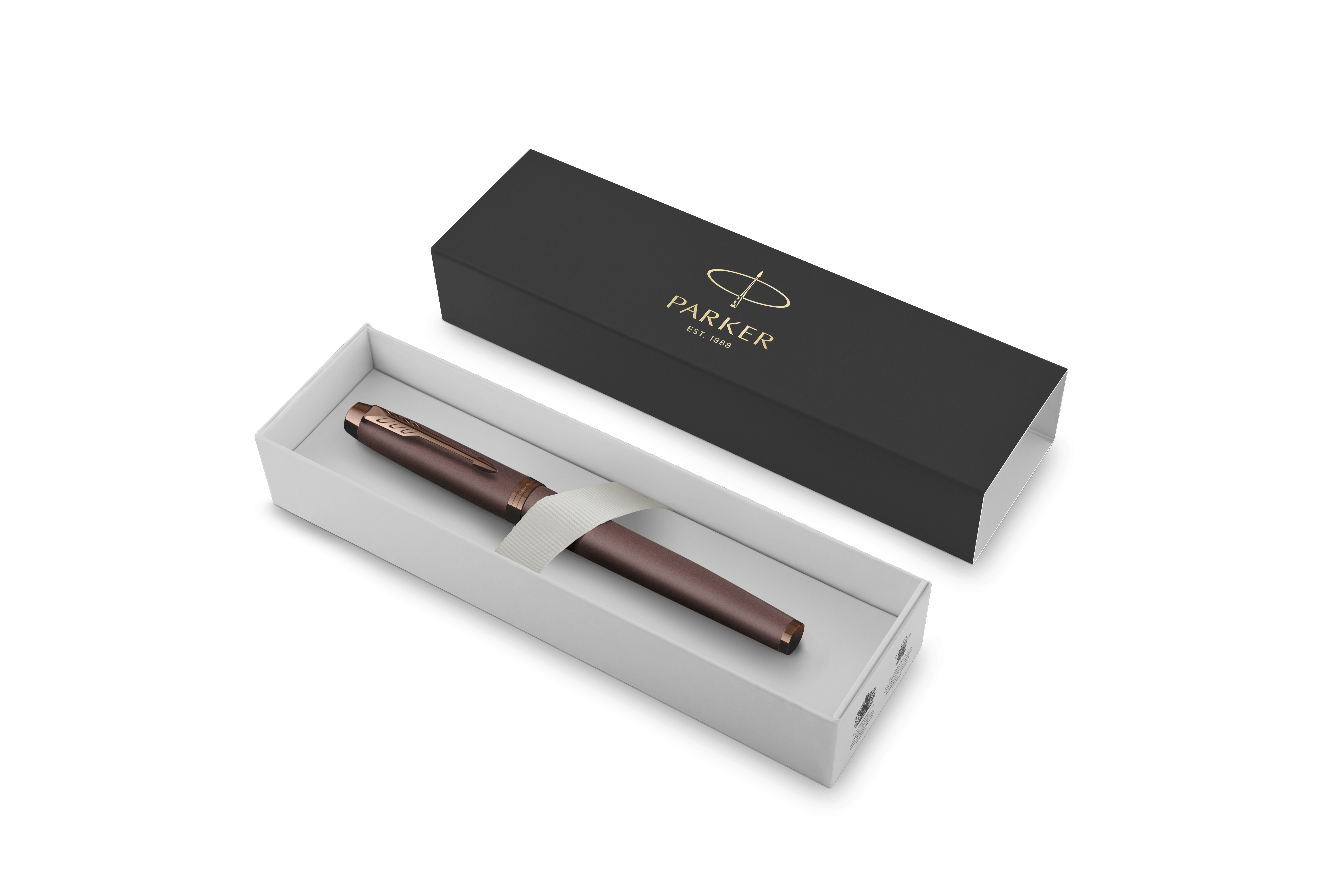 parker parker penna roller im monochrome punta fine colore bordeaux inchiostro nero - foto 2