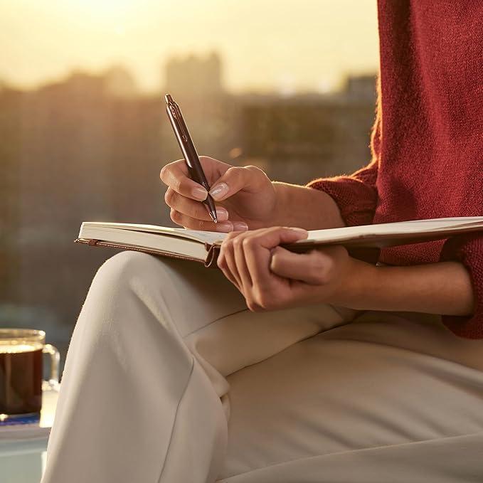 parker parker penna a sfera im monochrome punta media colore bordeaux inchiostro blu - foto 3