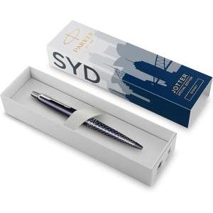 Penna a sfera jotter sydney blu edizione speciale con punta media inchiostro blu