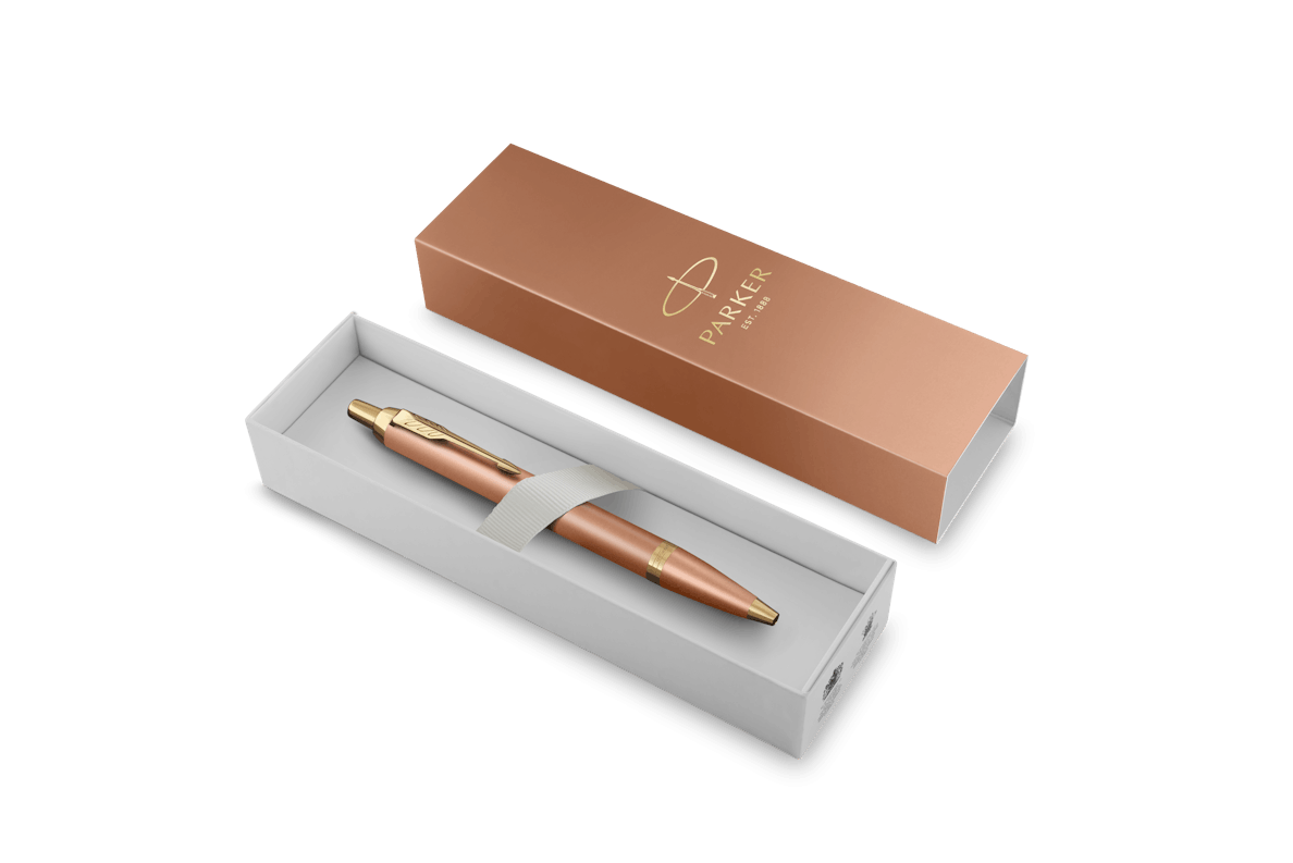 parker parker penna a sfera im writing rituals punta media colore arancio inchiostro blu - foto 2