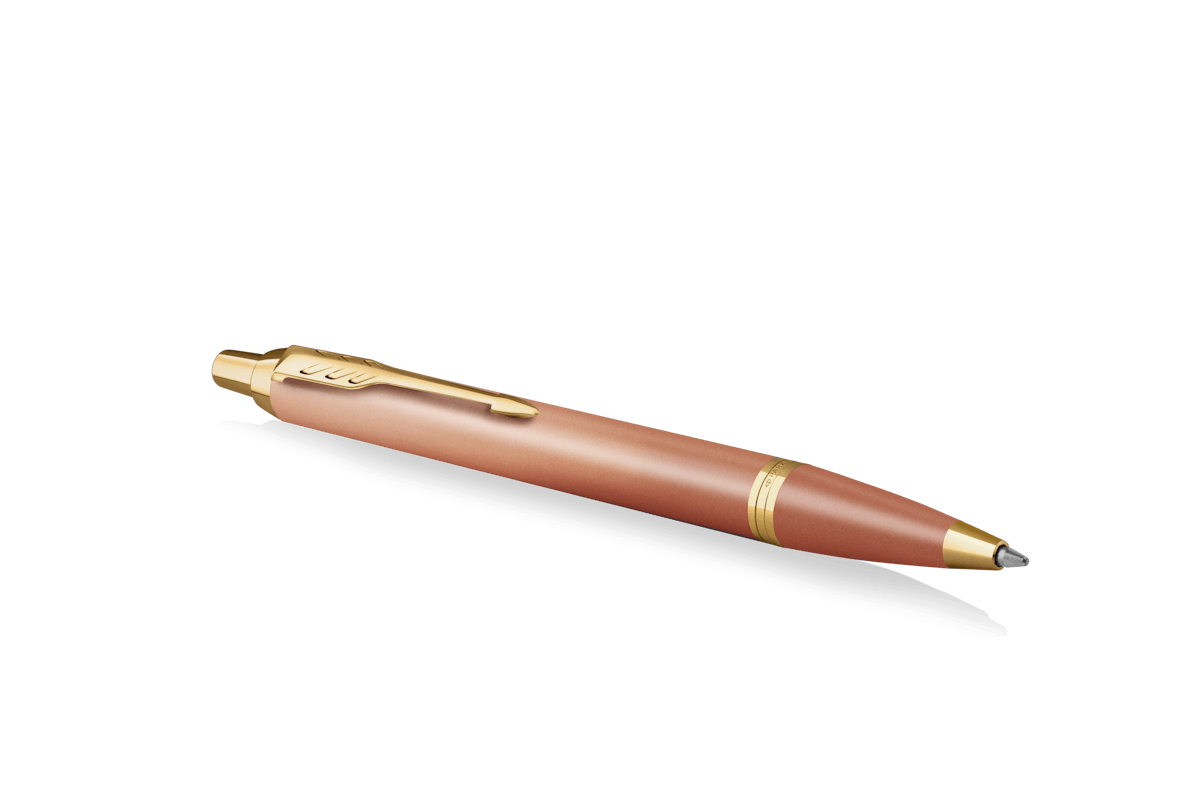 parker parker penna a sfera im writing rituals punta media colore arancio inchiostro blu - foto 3