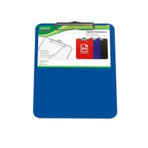 Portablocco a4 verticale con molla colore blu
