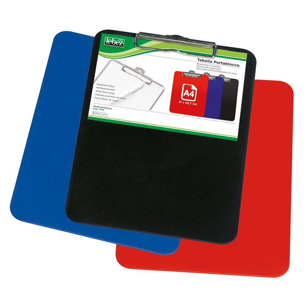 lebez lebez portablocco a4 verticale con molla colore nero - foto 2