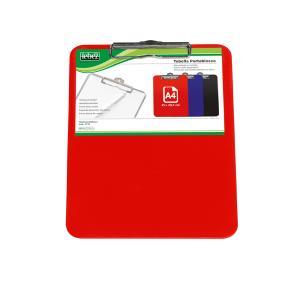 Portablocco a4 verticale con molla colore rosso