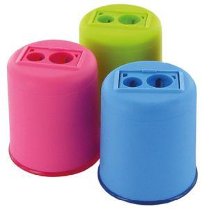 Temperino 2 fori contenitore in plastica k3031121